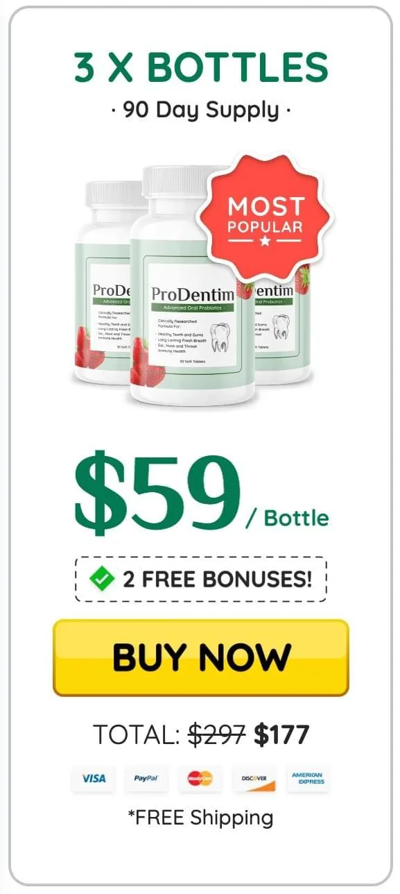 ProDentim $59 bottle