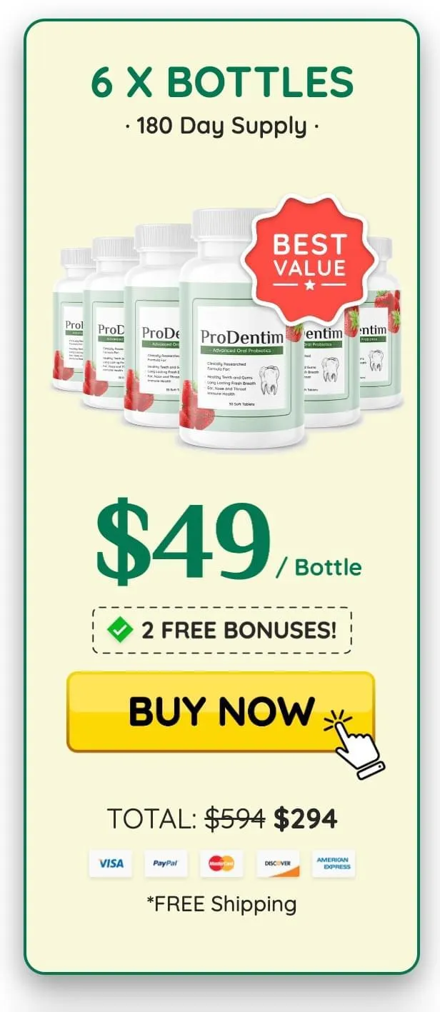 ProDentim $49 bottle